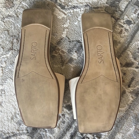 SARTO by Franco Sarto Bordo slide sandal / cream / size 7.5 - Picture 5 of 7
